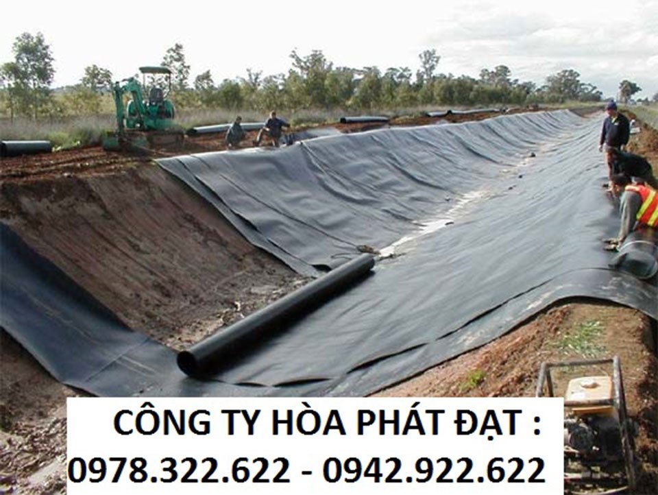 Cung cấp thi công bạt HDPE lót bờ ao, bạt trải sàn hồ chứa nước, hầm biogas